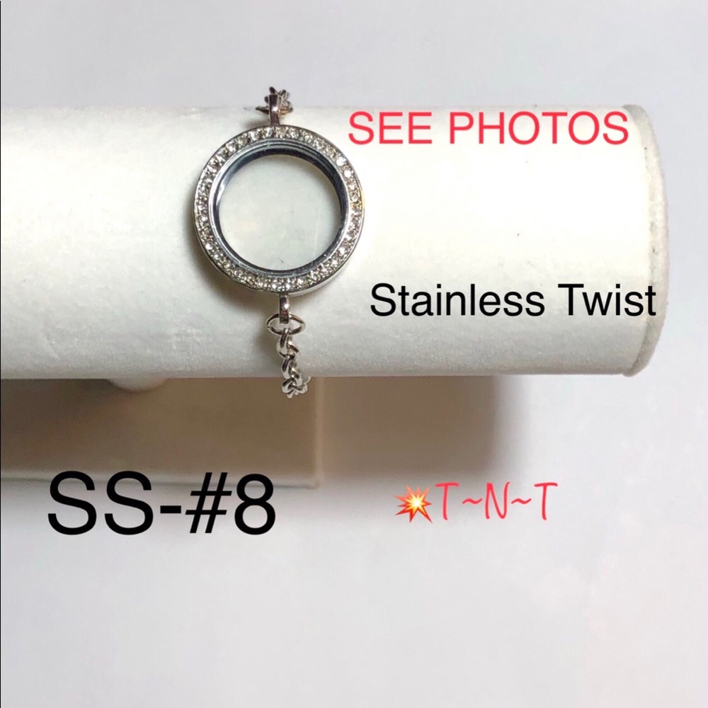 SS-#7 Stainless Steel Living Locket Bracelet